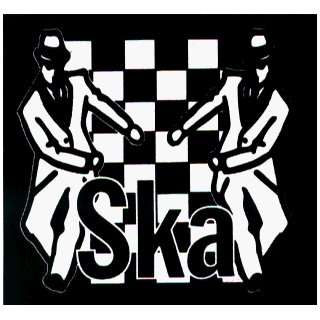   with Logo and Ska Checkers   Sticker / Decal (Rude Boys): Automotive