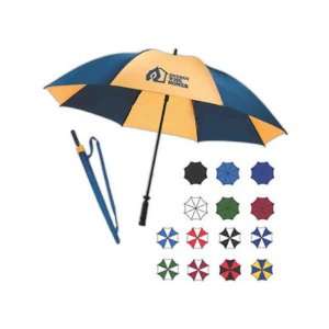  Pro   Manual open golf umbrella with windproof frame and 