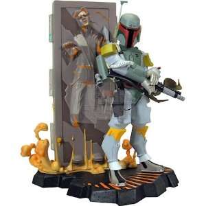  Star Wars Boba Fett with Han Solo in Carbonite Maquette 