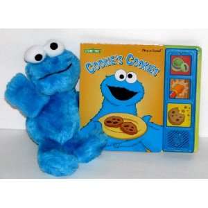  Cookies Cookie Play a sound Book & Cuddly Cookie Monster Plush Doll