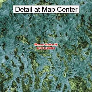 USGS Topographic Quadrangle Map   Monroe Station NE, Florida (Folded 