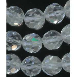  Rock Crystal 10mm Genuine Quartz Strand Round Faceted A+ 
