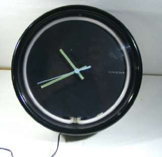 CICENA 10 Blue Neon Wall Clock with AC adapter  