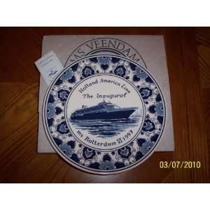  Rotterdam VI 1997 Inaugural Blue Delft Plate: Everything 
