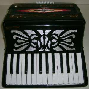  Rossetti Piano Accordion 12 Bass 25 Key 16 Fold, with Case 