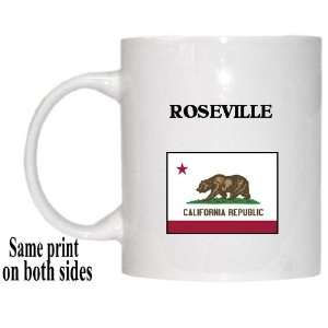  US State Flag   ROSEVILLE, California (CA) Mug 