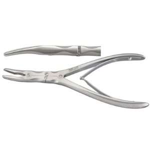 BEYER Rongeur, 7 (17.8 cm), double action, slightly curved jaws 3 mm 