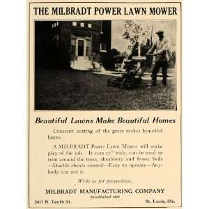   Company Power Lawn Mower   Original Print Ad