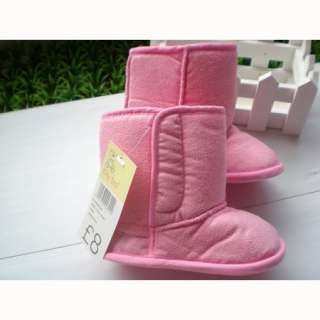 Infant Baby Girls Winter Boots Snow Shoes Pink 6 18 Months Q630 1 