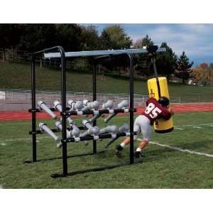  Rogers 12 Arm PowerBlast With Hanging Dummy   Red 