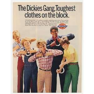  1982 Dickies Gang Boys Clothes Horseshoes Print Ad