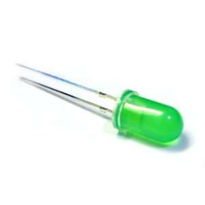  microtivity 5mm Diffused Pure Green LED (Pack of 25 