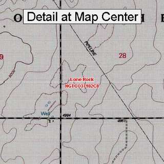   Map   Lone Rock, Colorado (Folded/Waterproof)