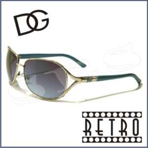 DG Eyewear Sunglasses Shades Womens Retro Blue  