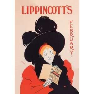  Lippincotts, February 1895   Paper Poster (18.75 x 28.5 
