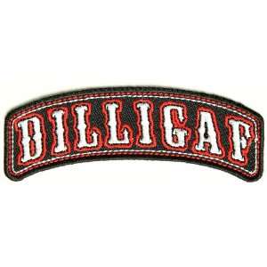  Small Dilligaf Rocker Patch, 3.75x1.5 inch, small 