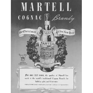  Martell Cognac Brandy Ad from January 1937 Kitchen 