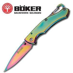  Boker Folding Knife Magnum Rainbow I: Sports & Outdoors