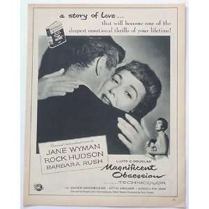  1954 Magnificent Obsession Movie Print Ad (Movie 