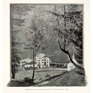  1905 Print Brenner Bad Pass Summit Italy Austria Landscape 