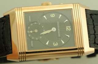 JAEGER LECOULTRE 18K ROSE GOLD REVERSO 270.2.54 DAY NIGHT BOXES 