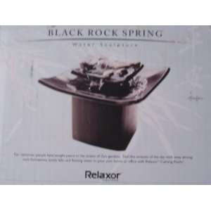  Black Rock Spring Water Sculpture Calming Pool