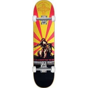  Wounded Good Day To Die Complete Skateboard   7.75 W/Raw 