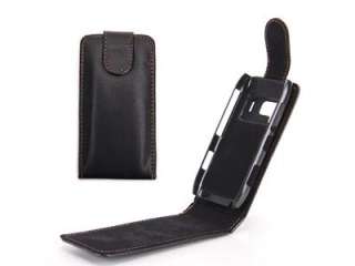 New Black Flip Leather Case Pouch Cover for Nokia N8  