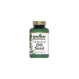  Full Spectrum Dill Seed 400 mg 60 Caps by Swanson Premium 