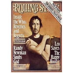  Pete Townshend, 1977 Rolling Stone Cover Poster by Daniel 