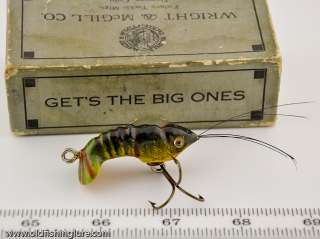 Wright and McGill Baby Flapper Crab Lure in Box Nice Condition  