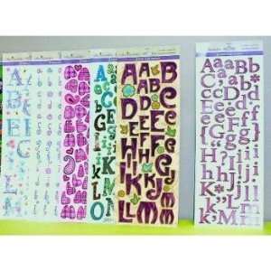  Miss Elizabeths Assorted Alphabet Sticker Sheets Case 