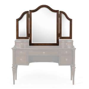   Taylor Y1859 37 Desk with Tri fold Vanity Mirror