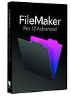 Filemaker Advanced Pro 12 Database Software For Win/Mac File Maker