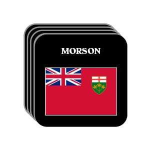 Ontario   MORSON Set of 4 Mini Mousepad Coasters