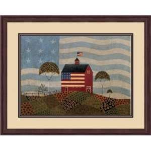  The American Farm by Warren Kimble   Framed Artwork 