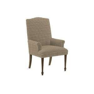 Williams Sonoma Home Morgan Armchair, Houndstooth, Chocolate/Ivory 