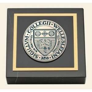  Wellesley College Black Marble Paperweight Sports 