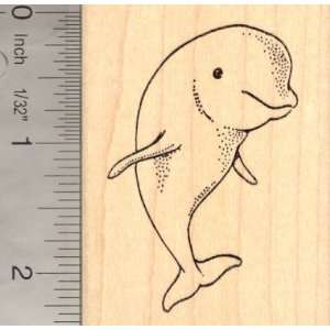  Beluga Whale Rubber Stamp, Marine Wildlife: Arts, Crafts 