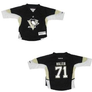   Pittsburgh Penguins Malkin #71 Hockey Jersey / Sweater   Black & White