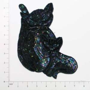  Cat and Kitten Sequin Applique Arts, Crafts & Sewing