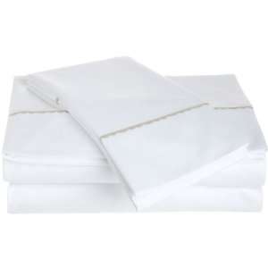   Percent Egyptian Cotton Sateen Vieira Sheet Set, Linen: Home & Kitchen