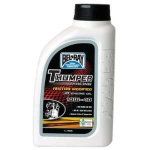 Bel Ray Thumper Racing Friction Modified 4T Engine Oil   10W40   1 lt 