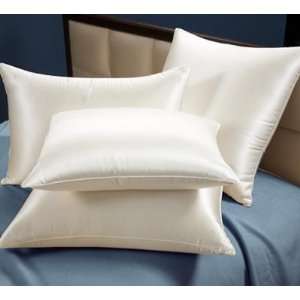  800 Fill Power Silk/Cotton Down Medium Pillow   2 Sizes 