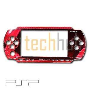 com Original Sony PSP Flame Red Faceplate Shell Mod Cover Playstation 