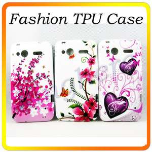   Fashion Silicone Soft Rubber Gel Skin Case Cover For For HTC Radar 4G