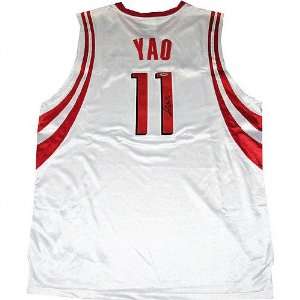  Yao Ming Houston Rockets Autographed White Home Jersey 