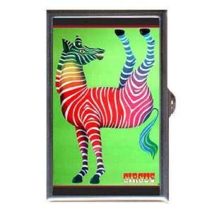  Circus Zebra Colorful Coin, Mint or Pill Box Made in USA 