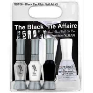  Nubar Black Tie Nail Art Kit: Beauty