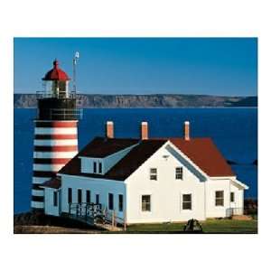   Quoddy Head Light House 1000 Piece Jigsaw Puzzle: Toys & Games